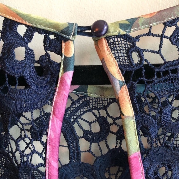 Tatyana Mirabelle floral midi dress with lace and tuile lining - Picture 9 of 14